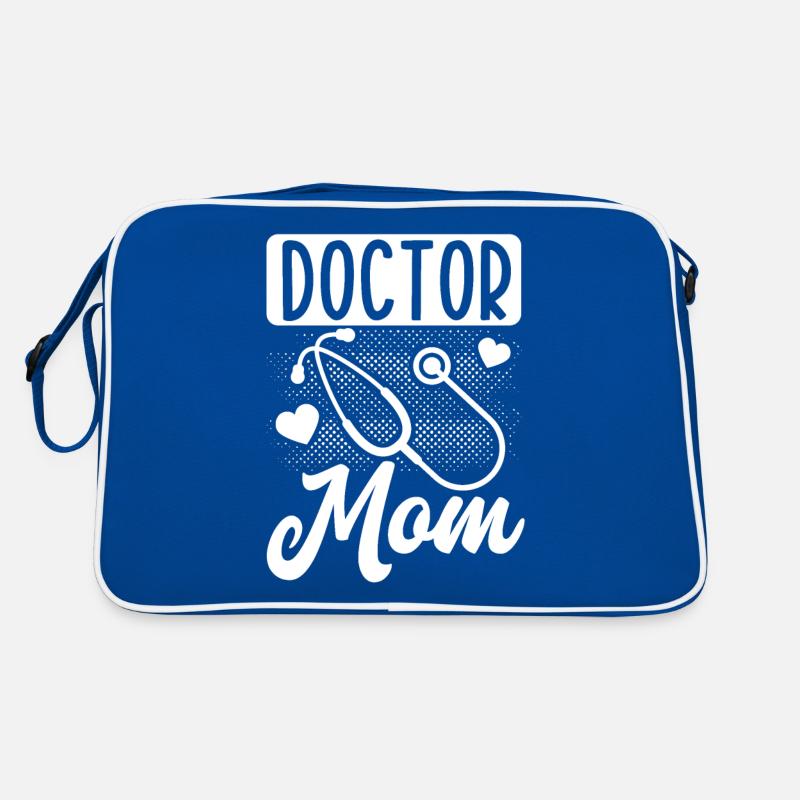 Arzt Mama Mutter Medizinischer Muttertag Retro Tasche