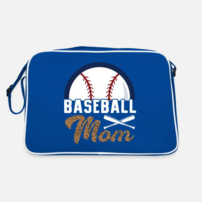 Baseball Mom Mutter Baseballspieler Muttertag Retro Tasche