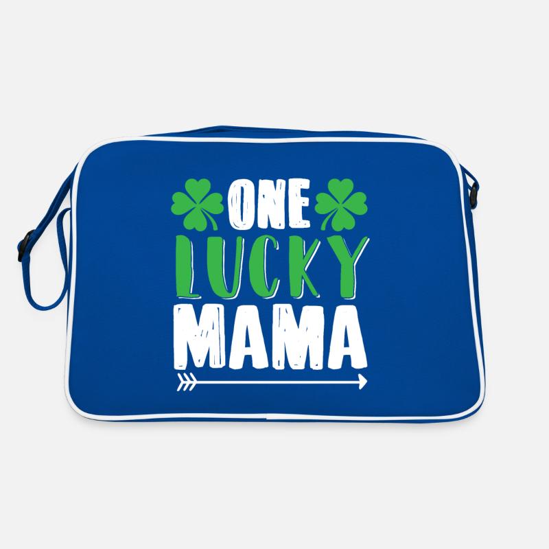 Eine glückliche Mama Muttertag St. Patrick's Day I Retro Tasche