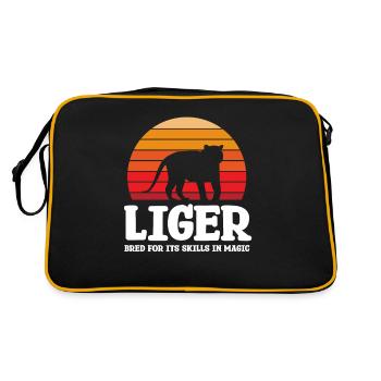 Liger - Retro Bag - black/gold - Back