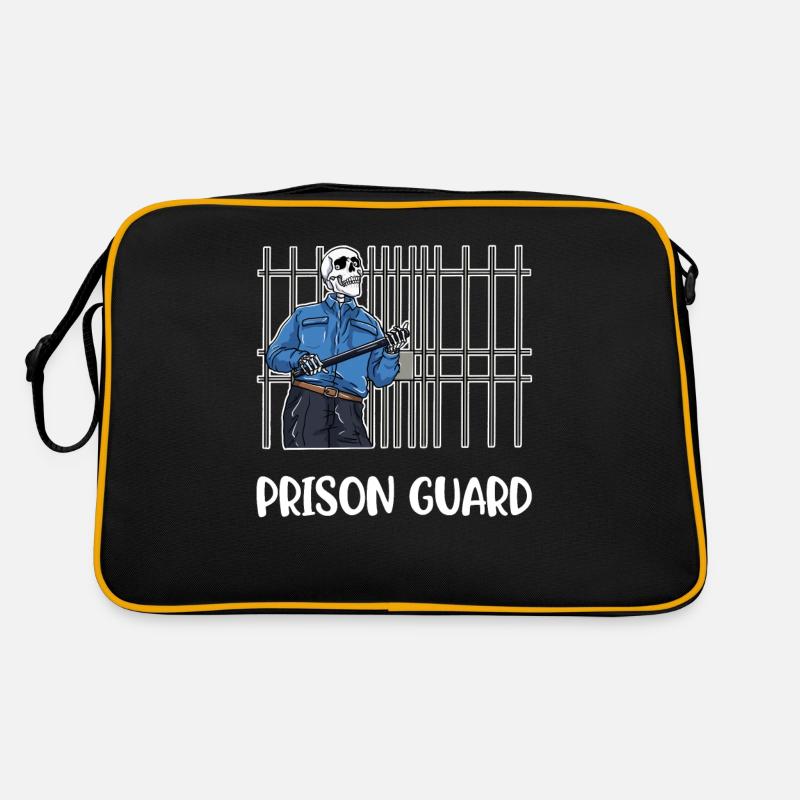 Prison Guard Gefängnis Geschenk Retro Tasche
