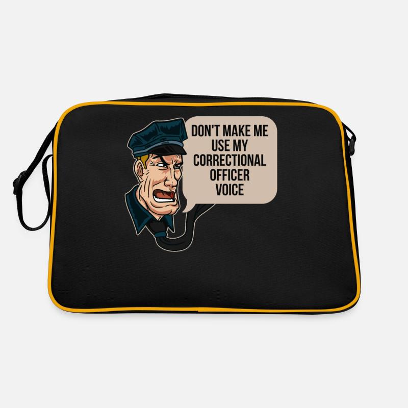 Cadeau de prison vocal d’agent correctionnel Sac Retro