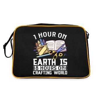 Drôles de dictons Lifestyle Creative Crapfting Liebh - Sac Retro - noir/or - Dos