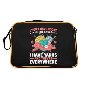 Quilter Knit Crochet Lifestyle Yarn Collection - Retro Bag - black/gold - Back