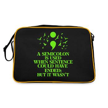 psychology - Retro Bag - black/gold - Back
