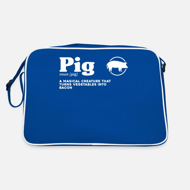 Pig Definition Retro Bag