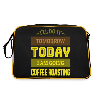 Je vais à Torréfaction de café Torréfaction de café - Sac Retro - noir/or - Dos