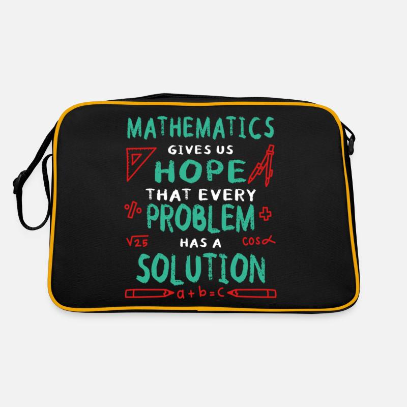 Les mathématiques nous donnent l’espoir que chaque problème Sac Retro