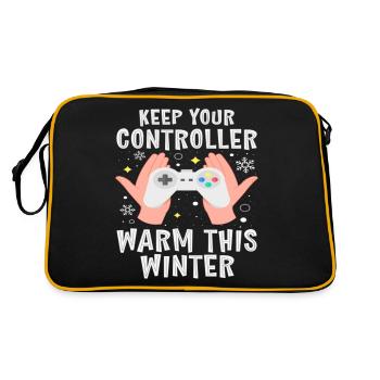 Gardez votre manette au chaud cet hiver - Sac Retro - noir/or - Dos