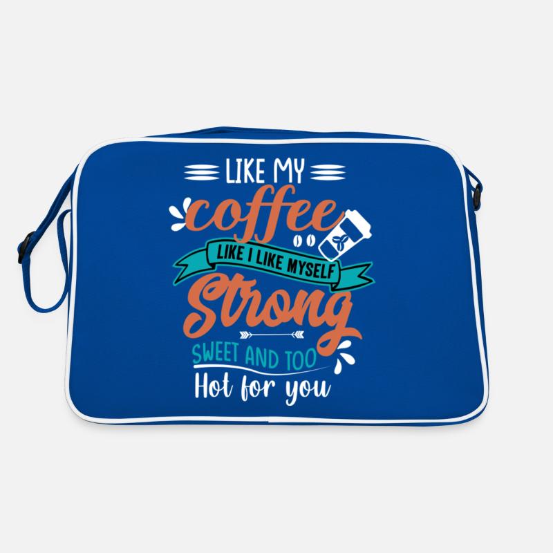 Comme mon café comme je m’aime fort sucré Sac Retro
