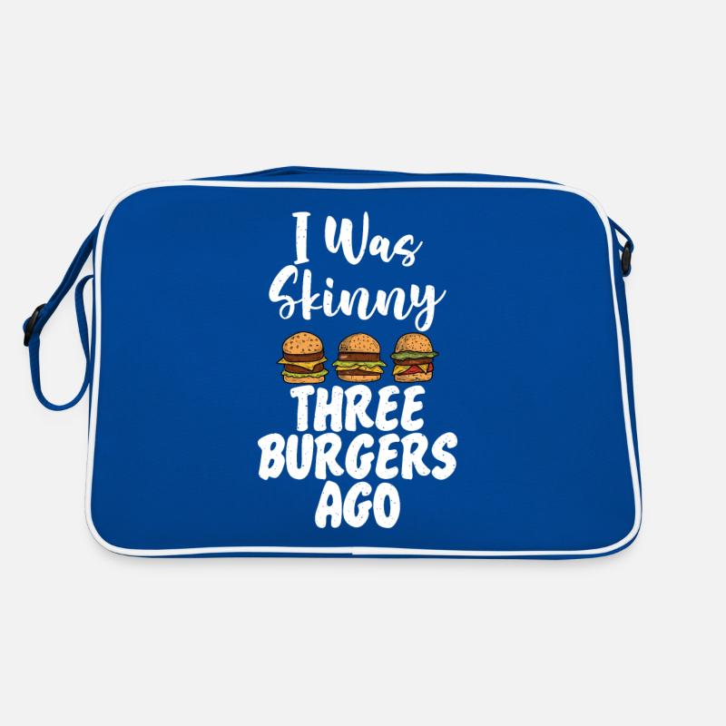 Burger Lover Geschenk Retro Tasche
