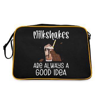 J’adore Milkshakes Milkshake Gift - Sac Retro - noir/or - Dos