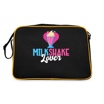 J’adore Milkshakes Milkshake Gift - Sac Retro - noir/or - Dos