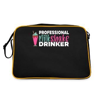 J’adore Milkshakes Milkshake Gift - Sac Retro - noir/or - Dos