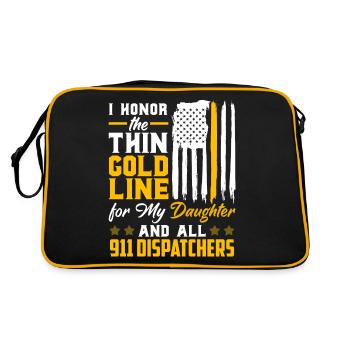 J’honore la Thing Gold Line pour ma fille - - Sac Retro - noir/or - Dos