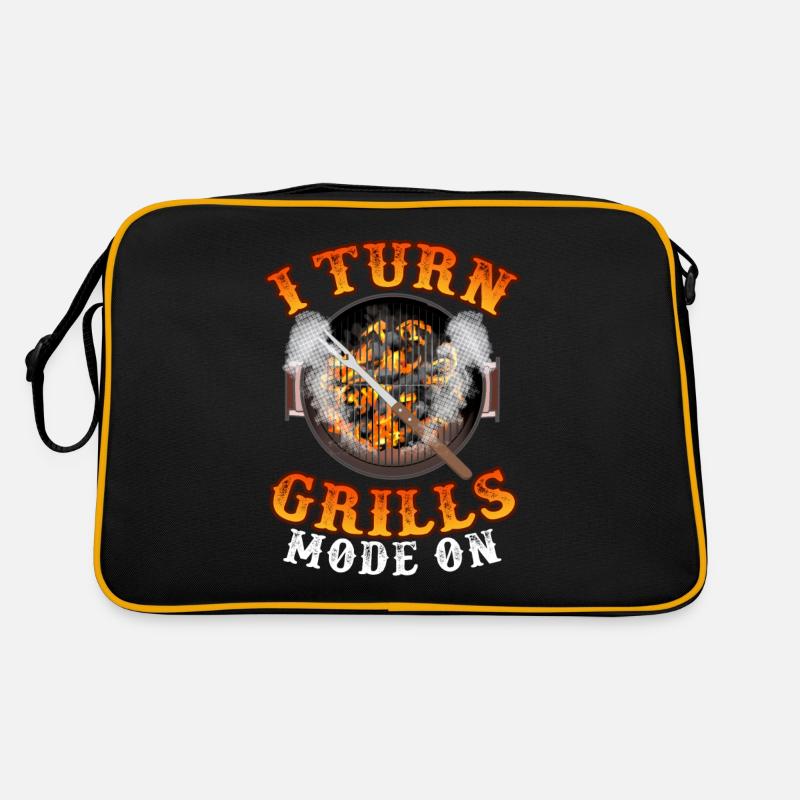 I turn on the grill mode Grilling Retro Bag