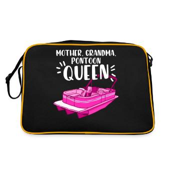 Mère Grand-mère Ponton Queen - bateau ponton - Sac Retro - noir/or - Dos