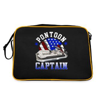 Pontoon Captain - Pontoon Boat - Sac Retro - noir/or - Dos