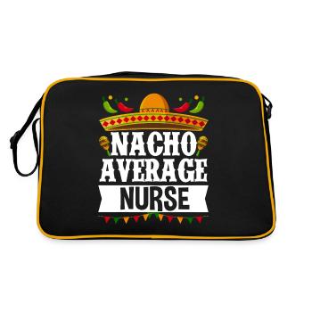 Cinco de Mayo Nacho Average Sick - Retro Bag - black/gold - Back