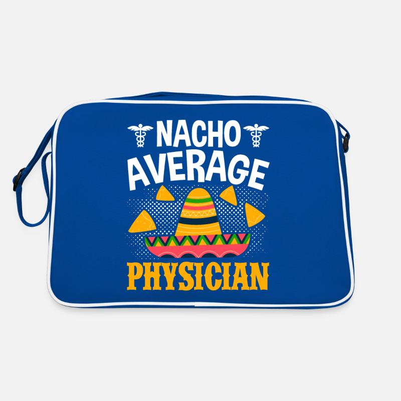 Cinco de Mayo Nacho Durchschnittlicher Arzt Mexika Retro Tasche
