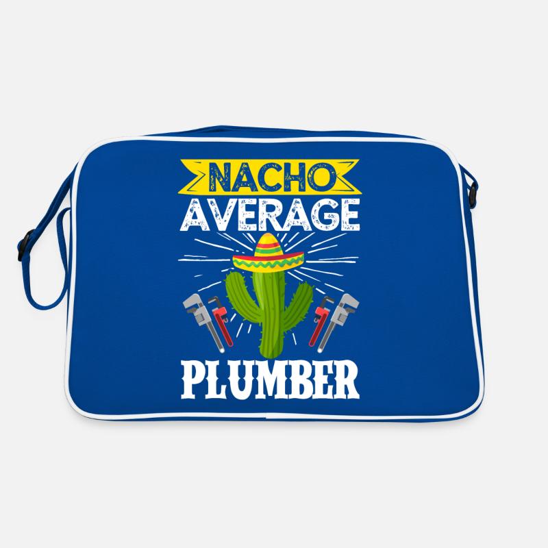 Cinco de Mayo Nacho Durchschnittlicher Klempner Kl Retro Tasche