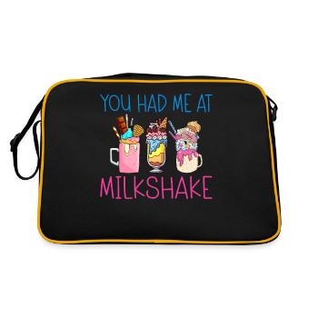 J’adore Milkshakes Milkshake Gift - Sac Retro - noir/or - Dos