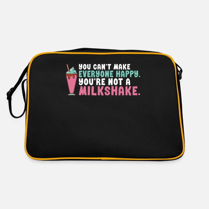 Ich liebe Milchshakes Milchshake Geschenk Retro Tasche