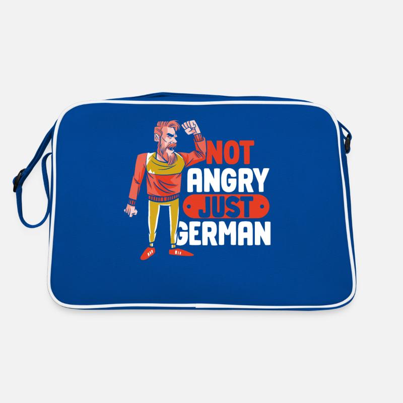 Not angry only German Germany's voice Retro Bag
