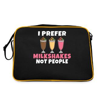 J’adore Milkshakes Milkshake Gift - Sac Retro - noir/or - Dos