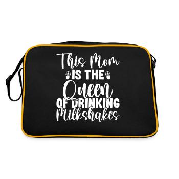 J’adore Milkshakes Milkshake Gift - Sac Retro - noir/or - Dos