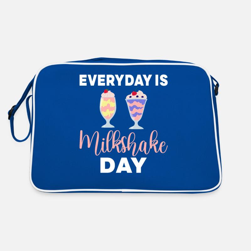 Ich liebe Milchshakes Milchshake Geschenk Retro Tasche