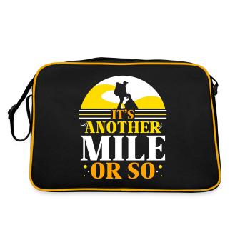 Another mile or so half-mile hike - Retro Bag - black/gold - Back