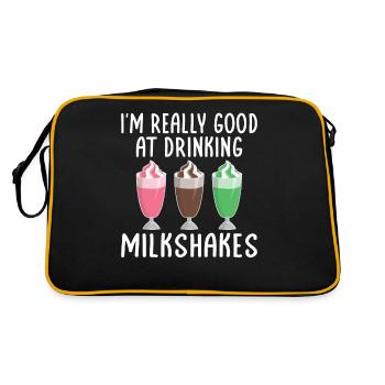 J’adore Milkshakes Milkshake Gift - Sac Retro - noir/or - Dos