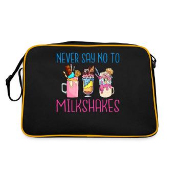 J’adore Milkshakes Milkshake Gift - Sac Retro - noir/or - Dos