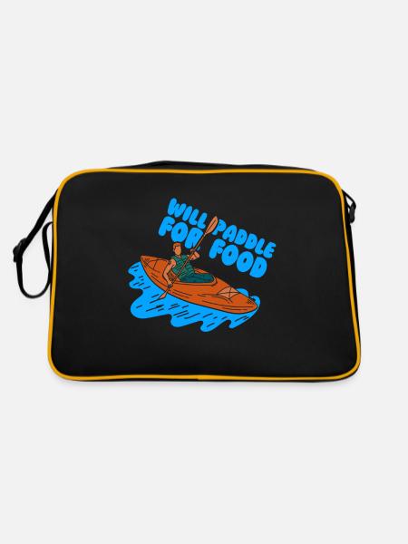 Pagayer pour la nourriture Kayak Hobby Kayak - Sac Retro - noir/or - Dos