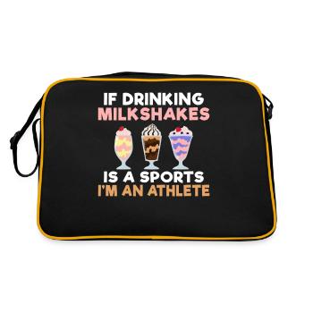 J’adore Milkshakes Milkshake Gift - Sac Retro - noir/or - Dos