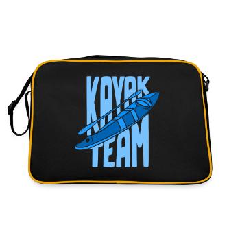Équipe de kayak kayak kayakistes kayakistes kayak - Sac Retro - noir/or - Dos