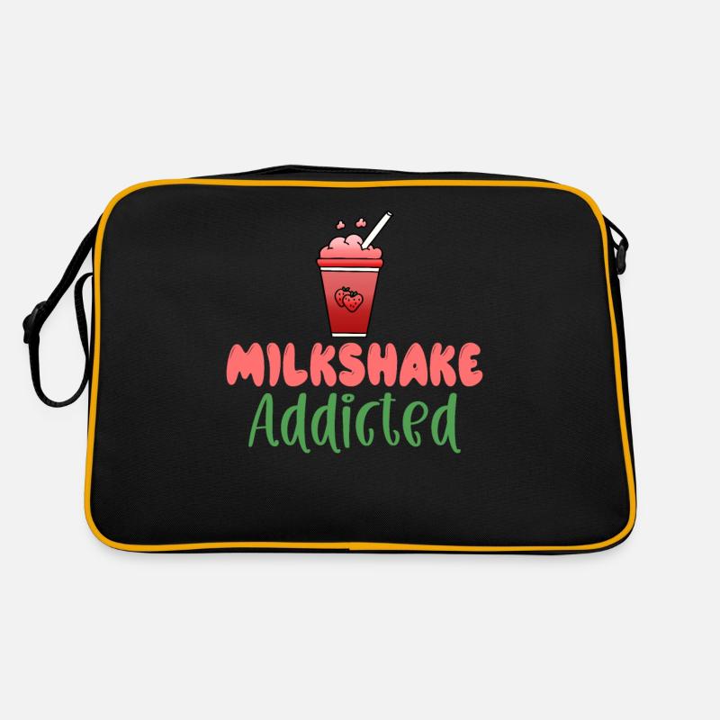 I love Milkshakes Milkshake Gift Retro Bag