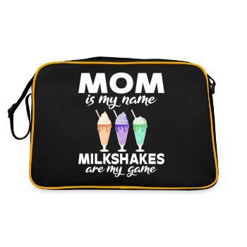 J’adore Milkshakes Milkshake Gift - Sac Retro - noir/or - Dos