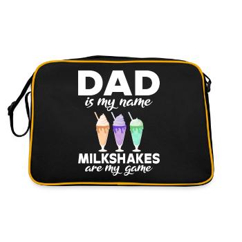 J’adore Milkshakes Milkshake Gift - Sac Retro - noir/or - Dos