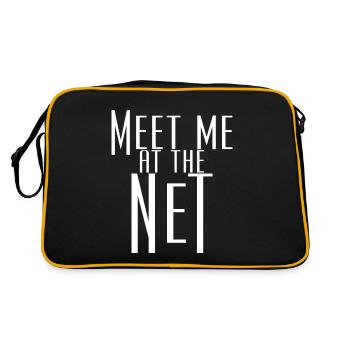 Rencontrez-moi sur le Net - Sac Retro - noir/or - Dos