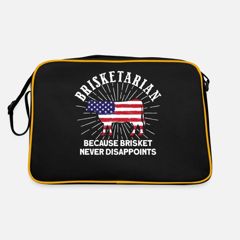 Brisketarian Because Brisket Never Disappoints Retro Bag