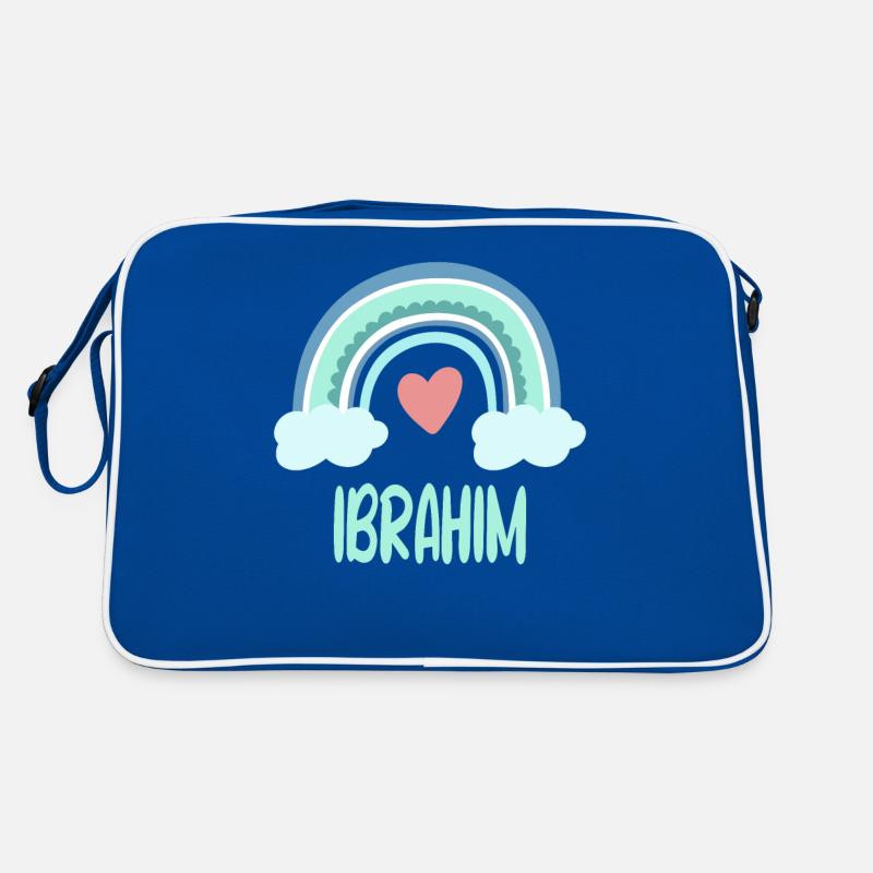 Ibrahim Name Rainbow Baby Retro Bag