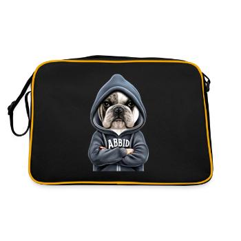 Bouledogue - Sac Retro - noir/or - Dos