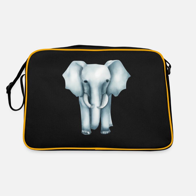 Éléphant mignon Sac Retro