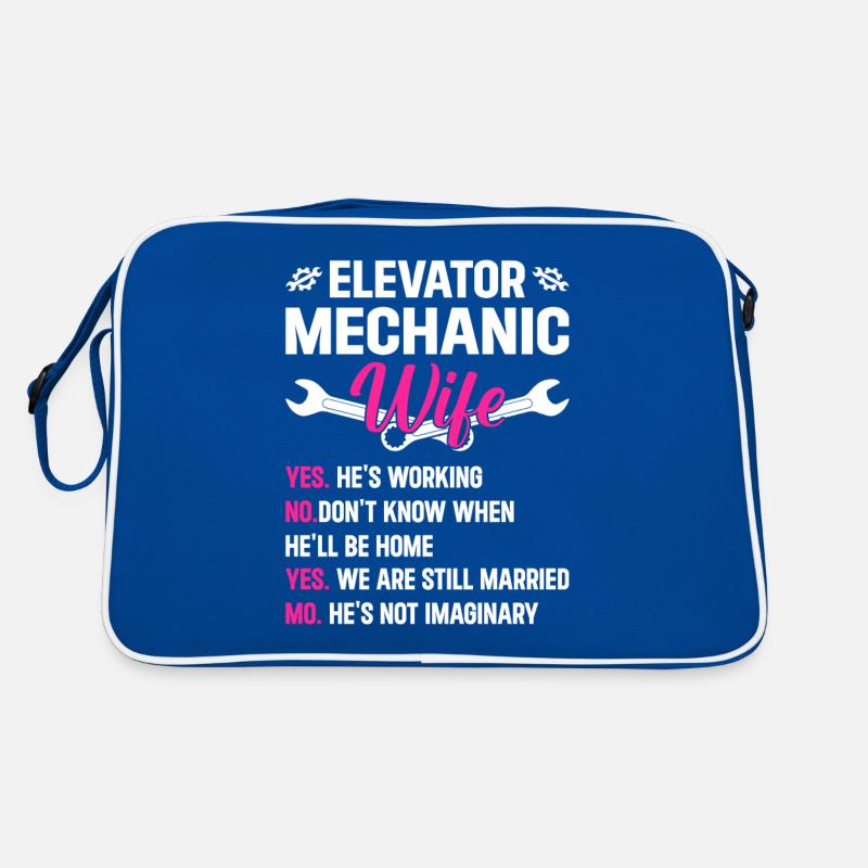 Technicienne d’ascenseur Femme Sac Retro