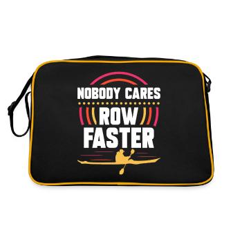 Personne ne se soucie du gouvernail de la motivation rapide - Sac Retro - noir/or - Dos