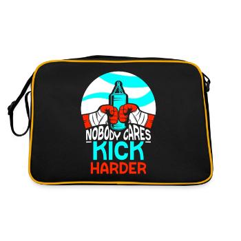 Personne ne s’en soucie de l’équipe de kickboxing Kick - Sac Retro - noir/or - Dos