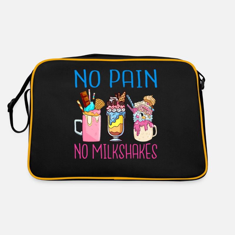Ich liebe Milchshakes Milchshake Geschenk Retro Tasche