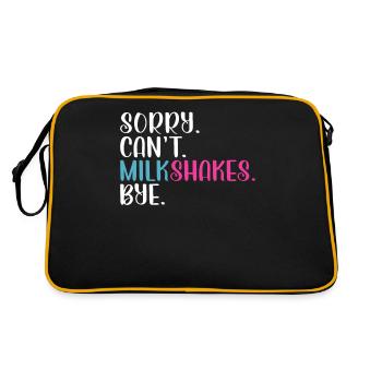 I love Milkshakes Milkshake Gift - Retro Bag - black/gold - Back
